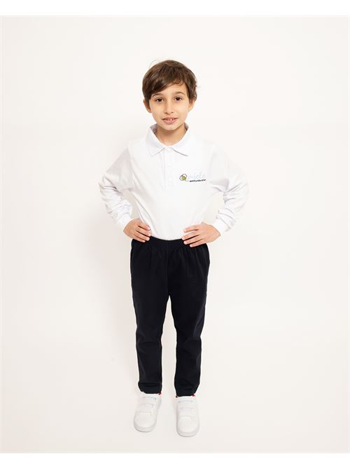 POLO COTONE LEGGERO IL CAPITANO SCUOLA | A14200BIANCO